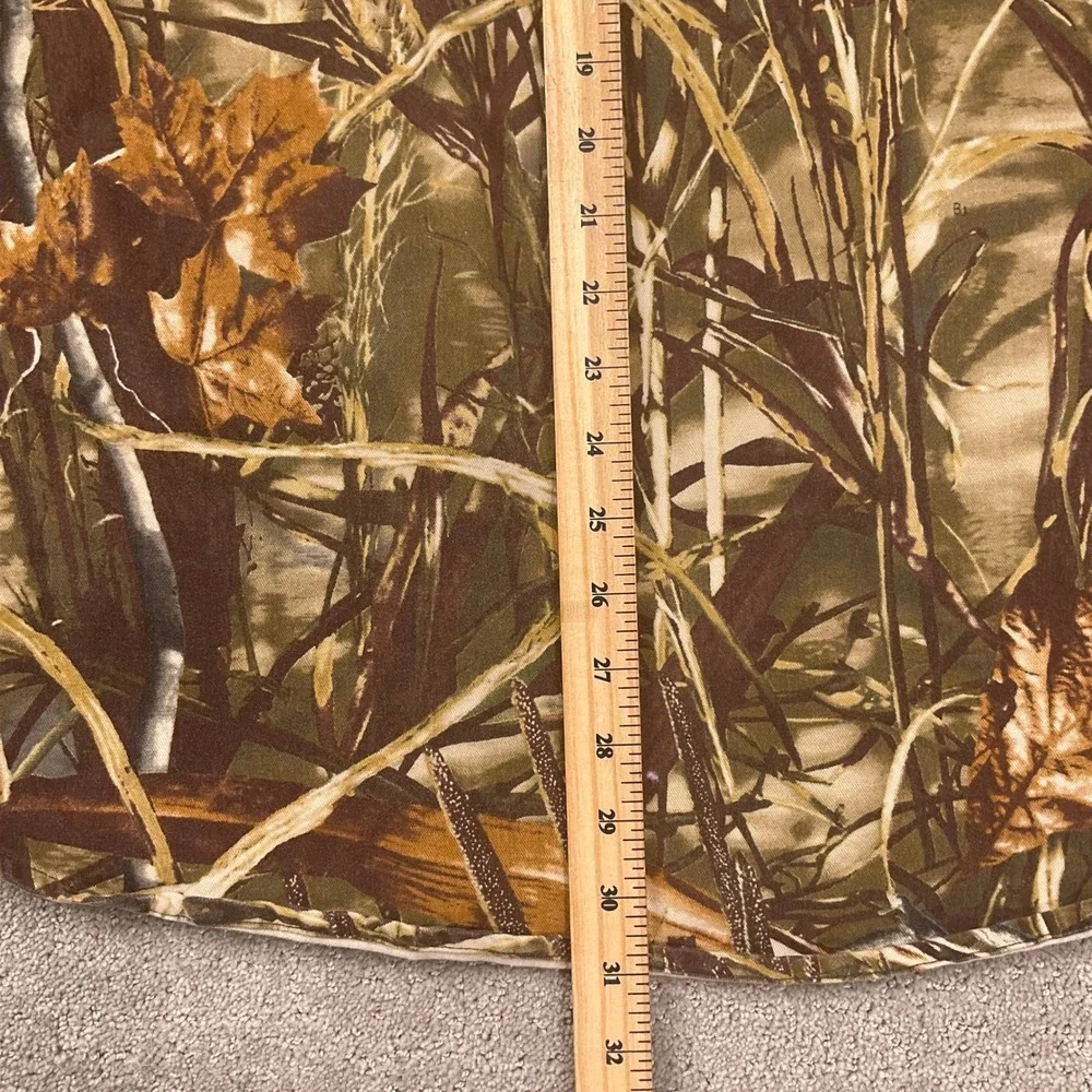 Cabelas‎ Advantage Shirt Mens XLarge Brown Woodland Camo Max-4 HD Long Sleeve